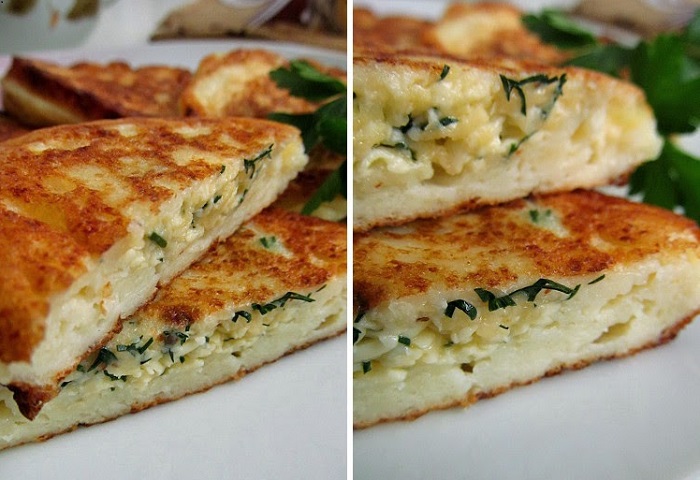 Оладьи с сыром