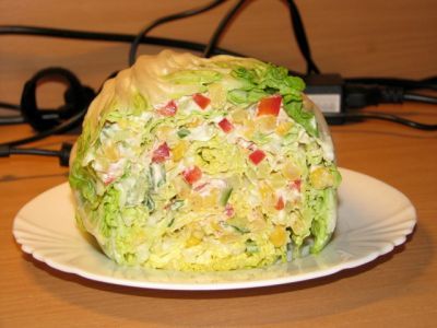 Фаршированная пекинская капуста