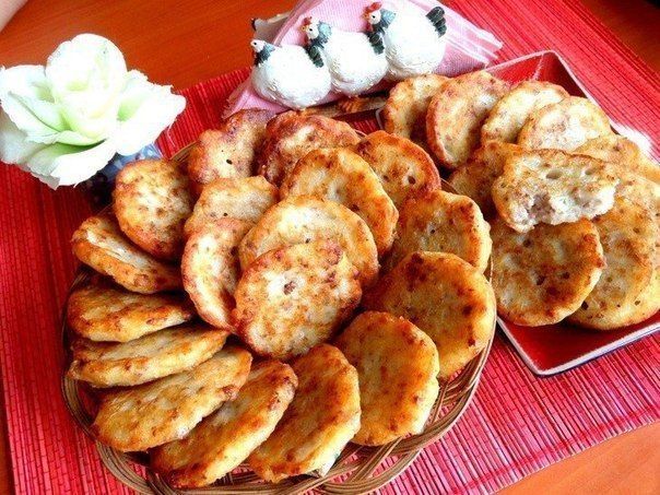 Ленивые беляши с фаршем