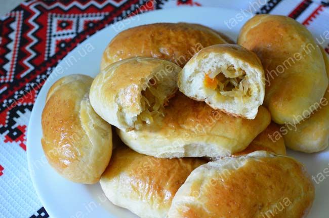 Пирожки с капустой на кефире рецепт