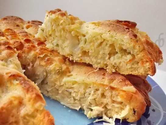 Капустная шарлотка