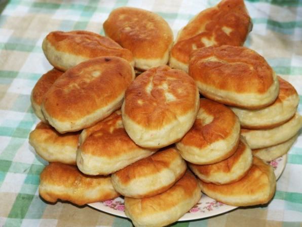 Жареные пирожки на кефире без яиц