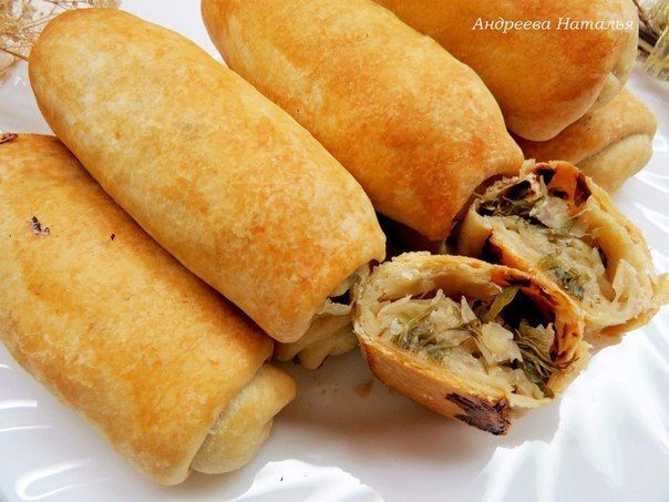 Трубочки с капустой 