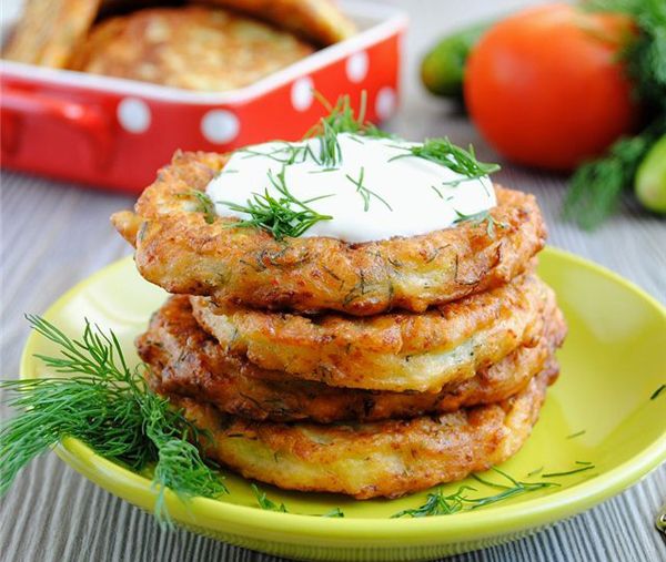 Кабачковые оладьи