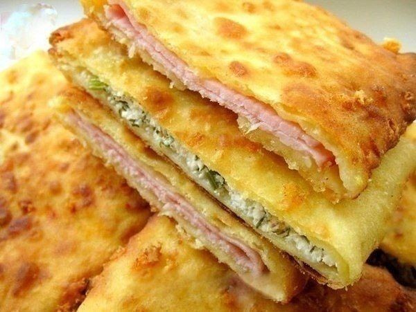 Сырные лепёшки на кефире