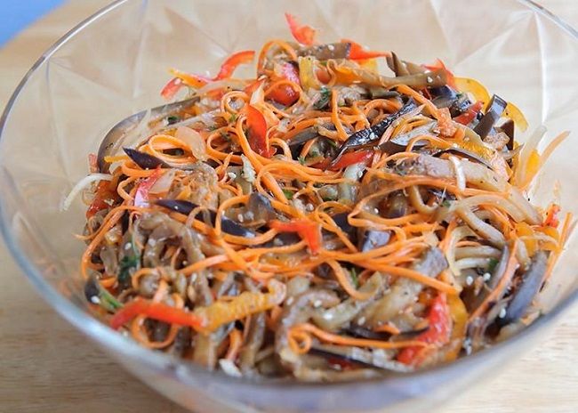 Баклажаны по-корейски самый вкусный рецепт