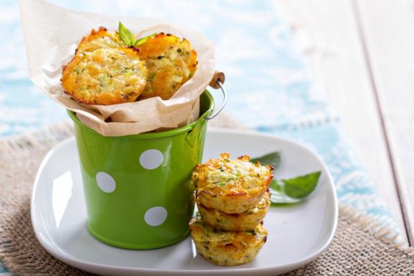 Маффины из кабачков с фетой